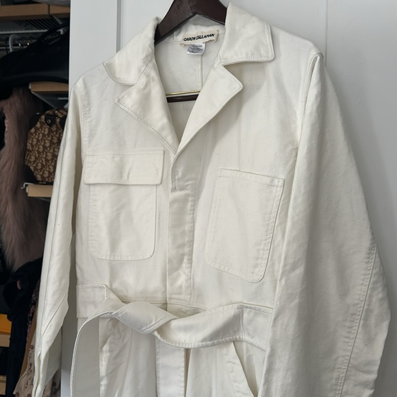 Caron Callahan Skillman Cargo Long sleeve denim Jumpsuit - Picture 2 of 7